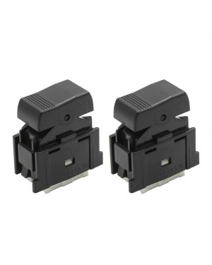 A ABSOPRO 2pcs Universal DC 12V 24V 5 Pins Car Power Window Lifter Regulator Switch