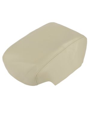 A ABSOPRO Center Console Cover for Toyota Avalon Armrest Cover Pad Replacement Microfiber Leather Beige