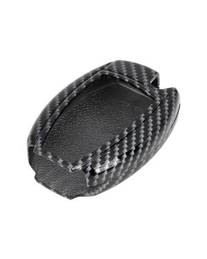 A ABSOPRO TPU Car Remote Flip Key Cover Shell for Mercedes-Benz ML350 Carbon Fiber Pattern