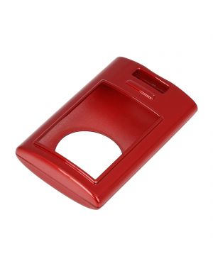A ABSOPRO TPU Car Remote Flip Key Fob Case for Cadillac Escalade Gloss Metallic Red