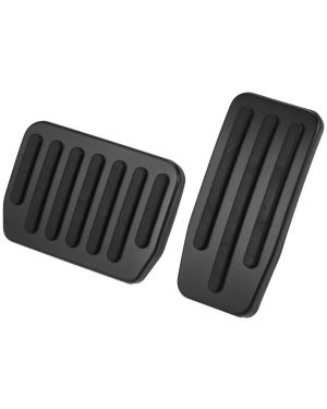 A ABSOPRO Foot Brake Pedals Pads Cover for Tesla Model 3 Model Y Aluminum Alloy Black (Set of 2)