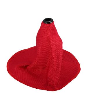 A ABSOPRO Car Shift Boot Cover Universal Gear Shift Knob Boot Dust Cover Fabric Red