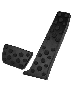 A ABSOPRO Gas Brake Pedal Cover Anti Slip Foot Pedal Pads for Toyota Camry Black (Set of 2)