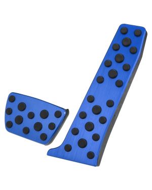 A ABSOPRO Gas Brake Pedal Cover Anti Slip Foot Pedal Pads for Toyota Camry Blue (Set of 2)