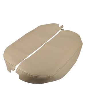 A ABSOPRO Center Console Cover Pad Waterproof Car Armrest Cover Protector for Acura MDX Microfiber Leather Beige