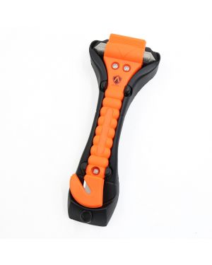 Car Auto Window Glass Breaking Safety Emergency Break Hammer Black Orange