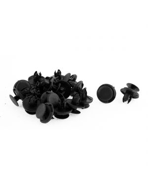 A ABSOPRO 8mm x 19mm x 10mm Plastic Car Bumper Fender Push Clips Rivet Retainer 20pcs