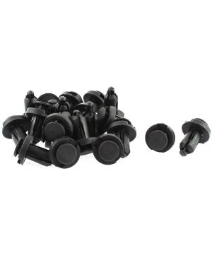 A ABSOPRO 10mm x 20mm x 20mm Plastic Rivet Fastener Fender Car Bumper Push Clip 20pcs