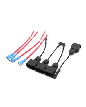 A ABSOPRO 4Pcs Plastic Car Horn Speaker Adapter Wiring Harness Pigtail Socket for Toyota