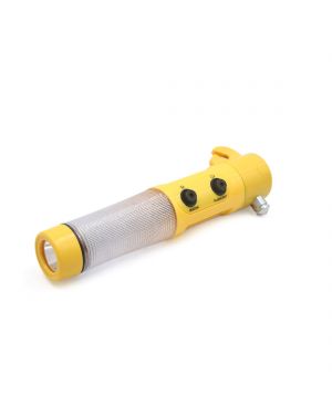 A ABSOPRO Glass Emergency Safety Hammer Car Seat Belt Cutter Breaker w White Red Light