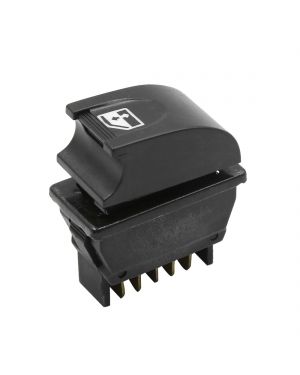 A ABSOPRO 5 Pins Universal Car Vehicle Power Window Lifter Regulator Switch DC 12V 24V