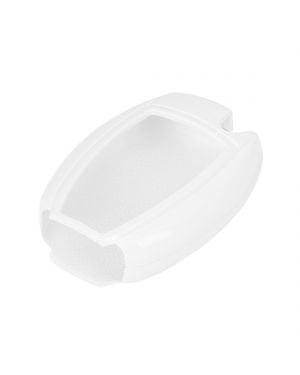 A ABSOPRO TPU Car Remote Flip Key Fob Cover Shell Protector for Mercedes-Benz ML350 White