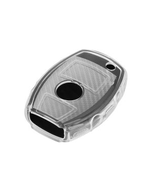 A ABSOPRO Keyless Remote Key Case Key Fob Shell Cover Case for Mercedes Benz CLA GLK Black