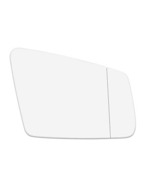A ABSOPRO Car Right Rearview Mirror Glass Heated with Backing Side Plate A212810252 for Mercedes-Benz
