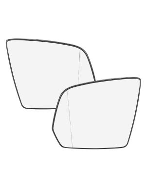 A ABSOPRO Pair Car Left Right Side Rearview Mirror Glass Heated with Backing Plate A1648107719 A1648107819 for Mercedes-Benz M-Class W164