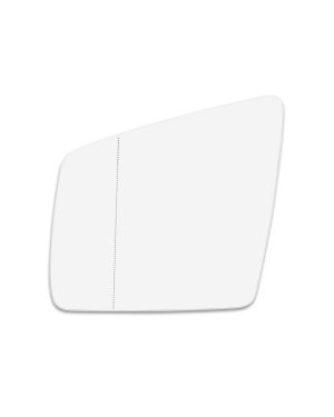 A ABSOPRO Car Left Side Rearview Mirror Glass Heated with Backing Plate A1668100119 for Mercedes-Benz ML550