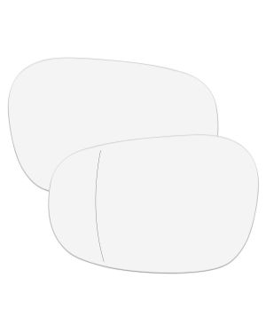 A ABSOPRO Pair Car Left Right Side Rearview Mirror Glass Heated with Backing Plate 51167252893 51167252894 for BMW S3E90