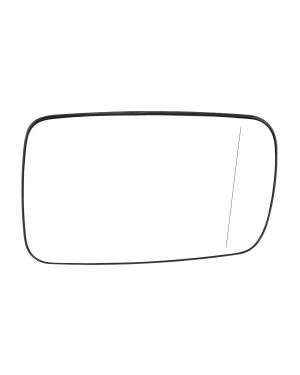 A ABSOPRO Car Right Side Rearview Mirror Glass Heated with Backing Plate 51168247132 for BMW S7E66