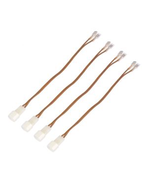 A ABSOPRO 4pcs Car Speaker Connector Wire Harness Adapter Connector for Ford for Mazda for Lincoln for Mercury