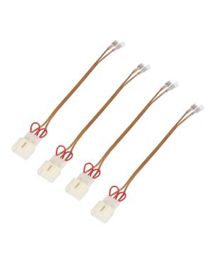 A ABSOPRO 4pcs Car Speaker Connector Wire Harness Adapter Connector for Mazda for Ford for Lincoln